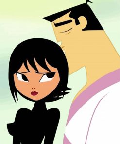 Samurai Jack And Ashi paint by numbers