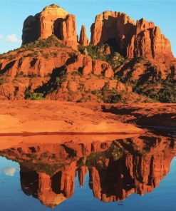 Sedona Reflection paint by numbers