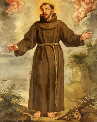 St Francis paint by numbers