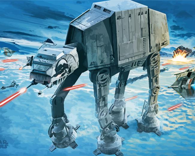 Star Wars Hoth - Paint By Number - Painting By Numbers