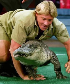 ﻿Steve Irwin Zookeeper paint by numbers