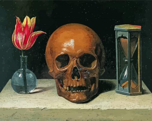 Still Life Momento Mori paint by numbers