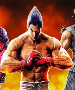 Tekken Game Characters paint by numbers