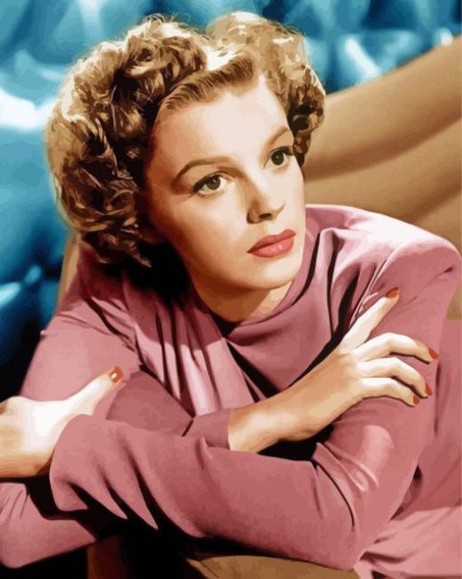 The Actress Judy Garland paint by numbers