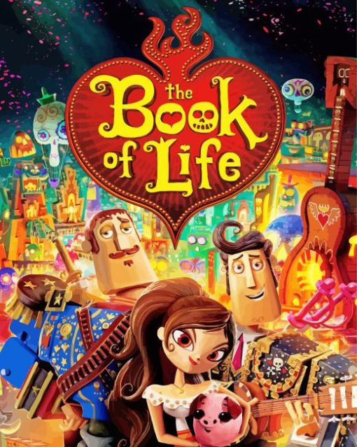 The Book Of Life paint by numbers