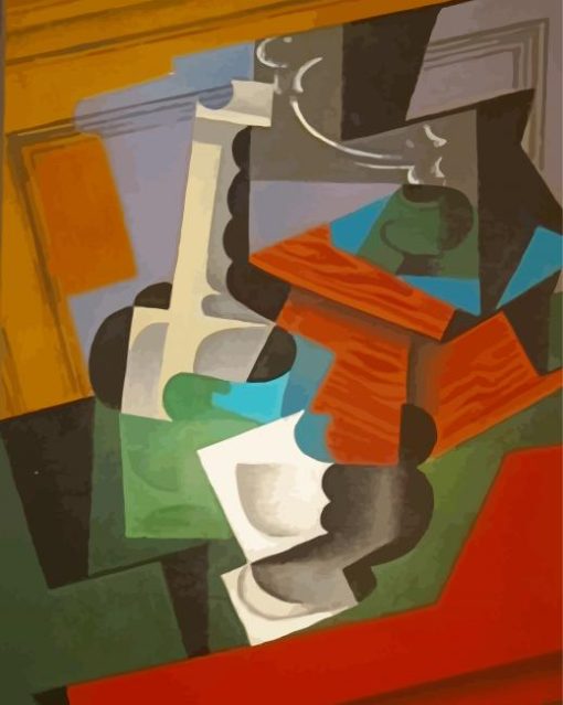 The Coffee Mill by juan gris paint by number