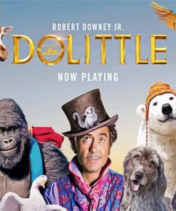 The Dolittle Movie Poster Paint by numbers