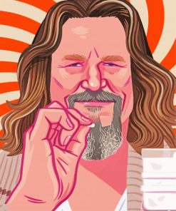 The Dud Lebowski paint by numbers