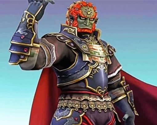The Ganondorf paint by numbers