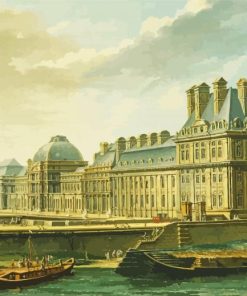 Tuileries Palace art paint by number