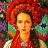 Ukrainian Girl Art paint by numbers