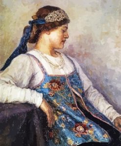 Ukrainian Young Girl Paint by numbers
