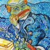 Van Gogh Frog paint by numbers