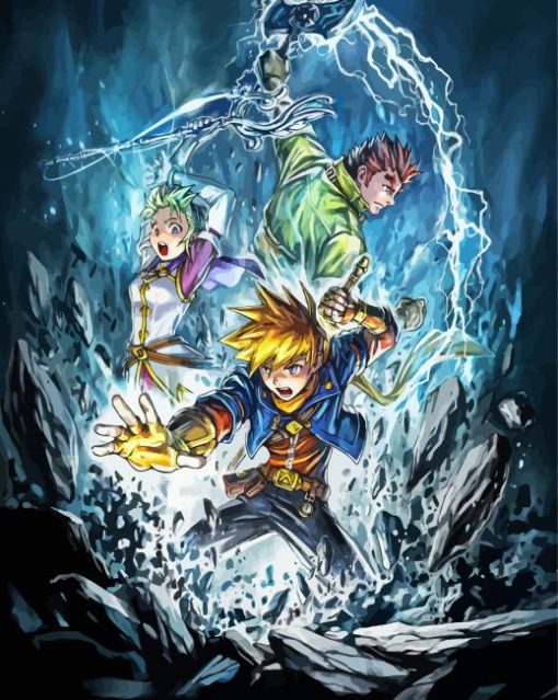 Video Game Golden Sun paint by numbers