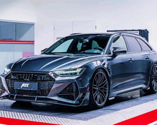 Aesthetic Audi RS6 paint by numbers