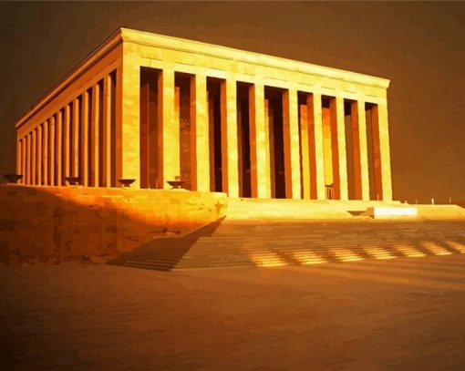 anitkabir turkey monuments paint by number