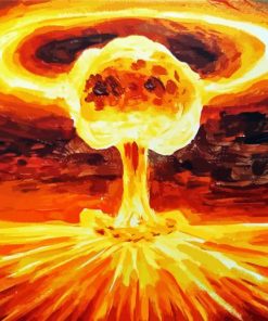 Atomic Explosion paint by numbers