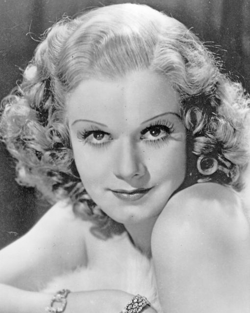 Beautiful Jean Harlow paint by numbers