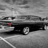 black and white 65 chevelle ss paint by number