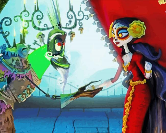 Book Of Life Animation paint by numbers