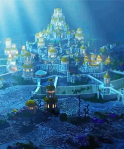 City Under The Atlantis paint by numbers
