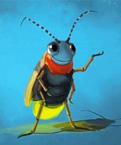cute Firefly paint by numbers