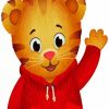 Daniel Tiger paint by numbers
