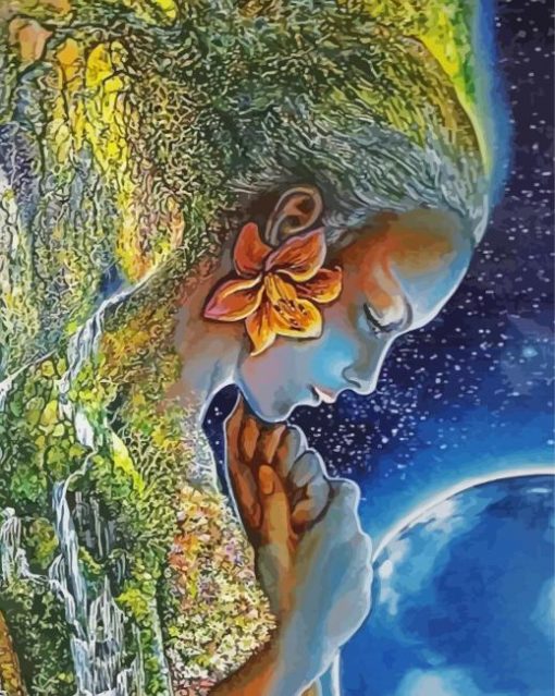Earth Mother Art paint by numbers