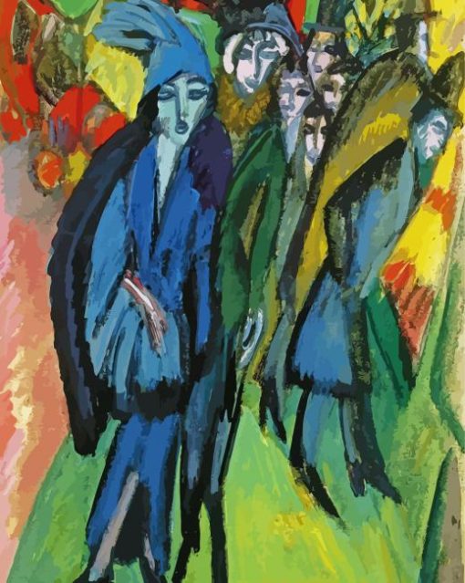 Ernst Ludwig Kirchner Main paint by numbers