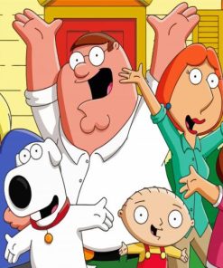 Family Guy Movie paint by numbers