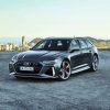 Grey Audi RS6 paint by numbers
