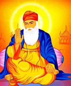 Guru Nanak Art paint by numbers