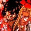 hellsing ultimate characters paint by number