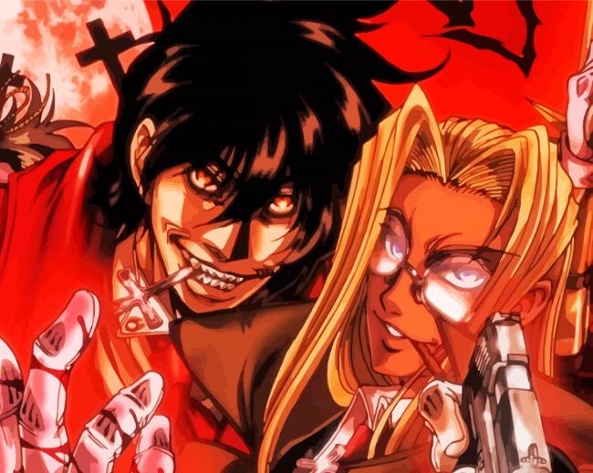 Hellsing Ultimate Characters - Paint By Numbers - Painting By Numbers