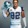 Football Player Jason Witten paint by numbers