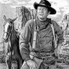 John Wayne The Searchers paint by numbers