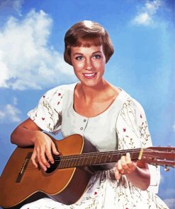 Julie Andrews Sound Of Music paint by numbers