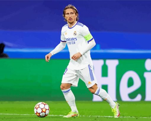 Luka Modric Football Player paint by numbers