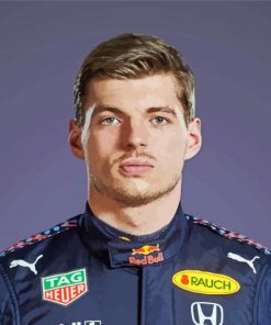 Max Verstappen Race Driver paint by numbers
