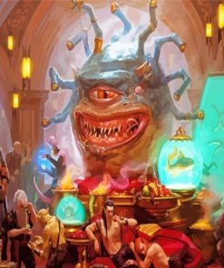 Mtg Forgotten Realms And Crossovers DND paint by numbers