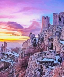 Rocca Calascio Castle Abruzzo Paint by numbers