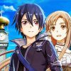 Sword Art Online Anime Characters paint by numbers