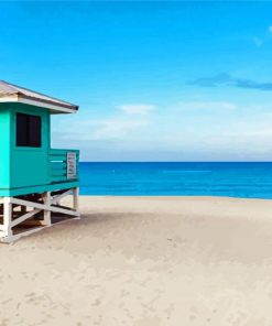 Venice Florida Beach Seascape paint by numbers