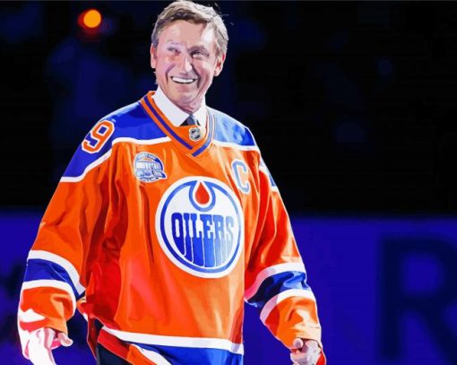 Wayne Gretzky paint by numbers