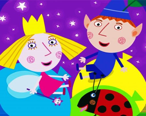 Ben & Hollys Little Kingdom animated serie paint by number