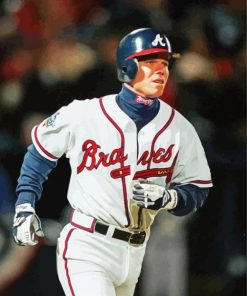 Chipper Jones paint by numbers