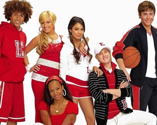 High School Musical paint by numbers