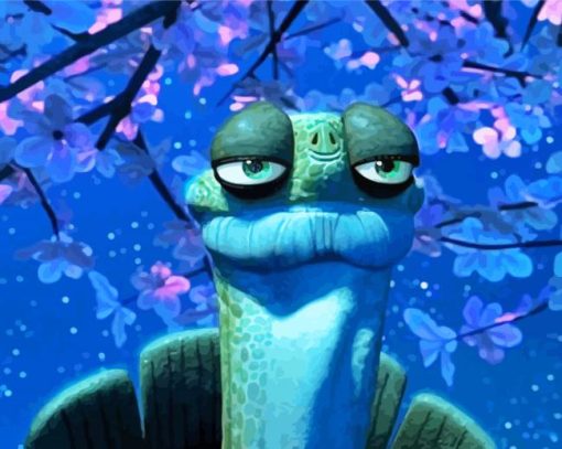 Master Oogway Turtle paint by numbers