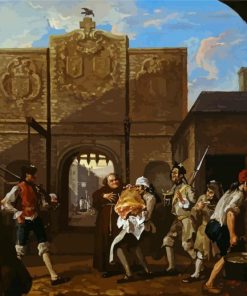 The Gate Of Calais Hogarth paint by numbers