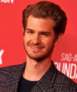 The actor andrew garfield paint by number